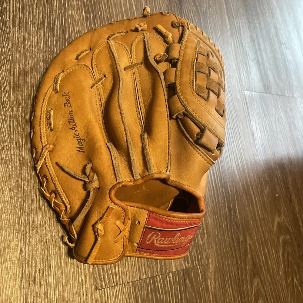 VTG Rawlings Basket‎ Web Glove Baseball FJ 15  Japan